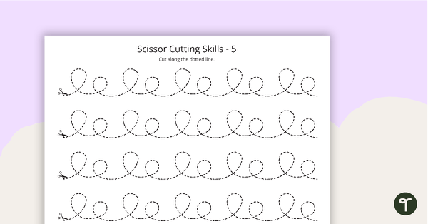 Scissor Cutting Skills Pages teaching resource