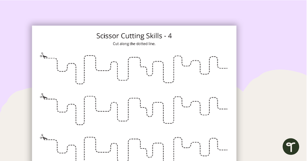 Scissor Cutting Skills Pages teaching resource