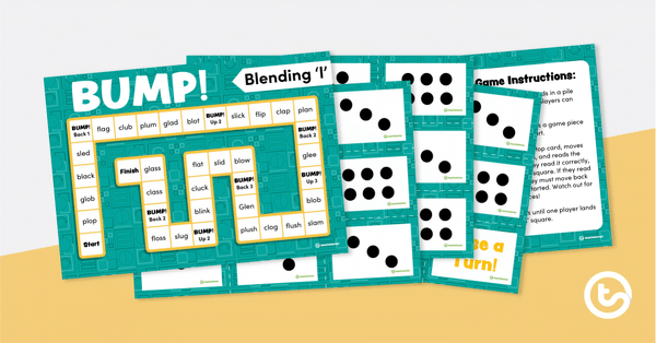 Image of BUMP! Blending 'l' - Board Game