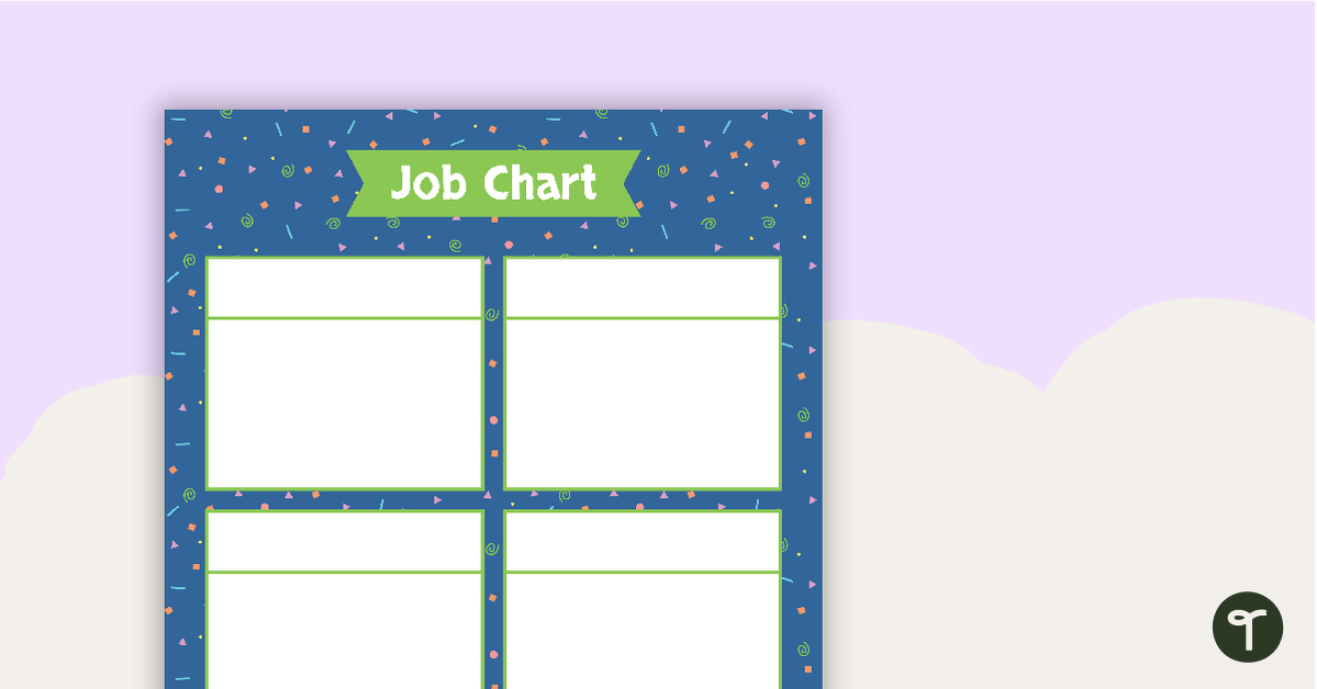 Preview image for Squiggles Pattern - Job Chart - teaching resource