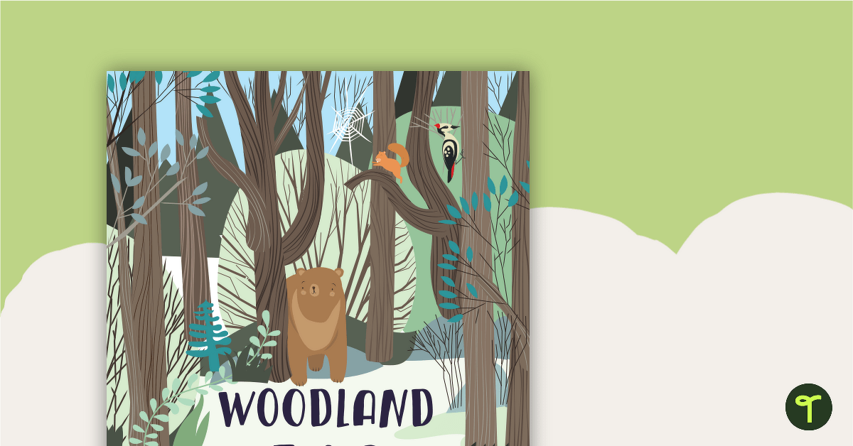 Woodland Tales - Title Poster teaching resource