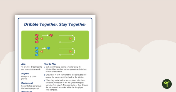 Preview image for Soccer Coaching Drills - Task Cards - teaching resource