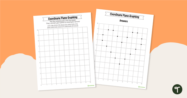 Go to Coordinate Plane Graphing Worksheet teaching resource
