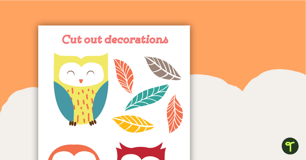 Go to Owls - Cut Out Decorations teaching resource