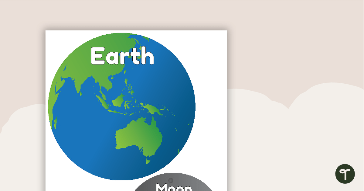 Earth, Sun and Moon Pictures teaching resource