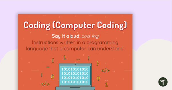 Go to Coding Poster teaching resource