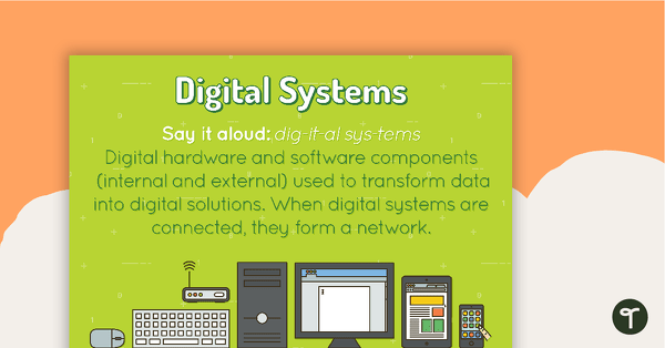 Digital Systems Poster teaching resource