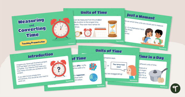 Measuring and Converting Time – Teaching Presentation teaching resource