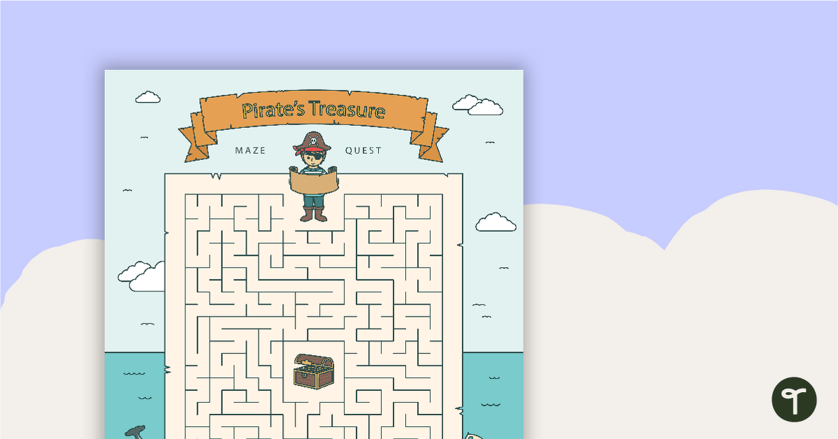 Pirate's Treasure – Maze Quest teaching-resource