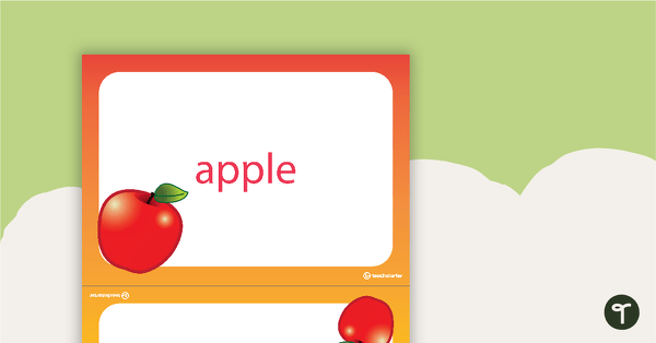 Fruits - Spanish Language Flashcards teaching resource