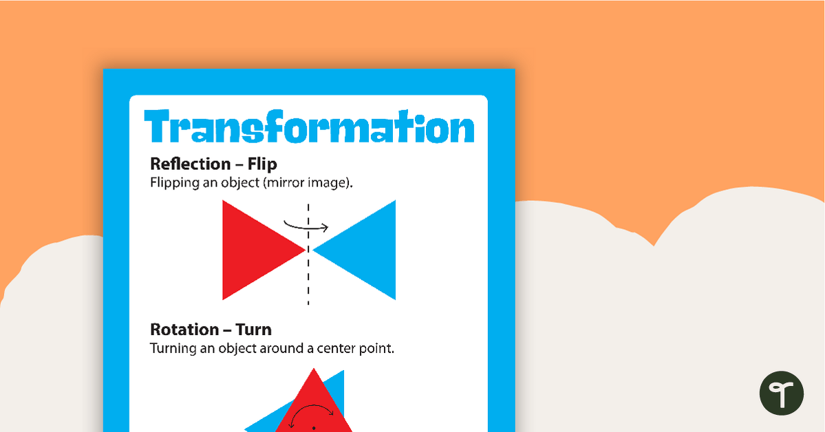 Transformation Poster and Worksheets teaching resource