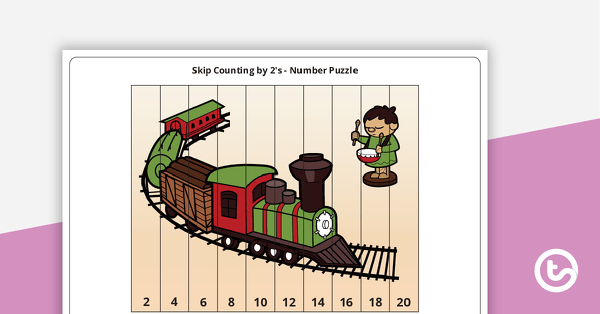 Preview image for Holiday Puzzles - Skip Counting - teaching resource