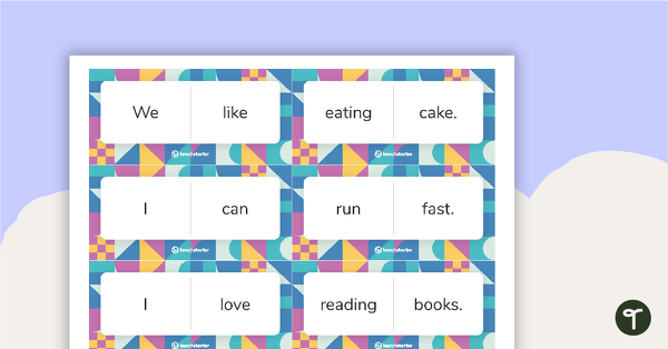 Preview image for Simple Sentence Dominoes (Version 3) - teaching resource
