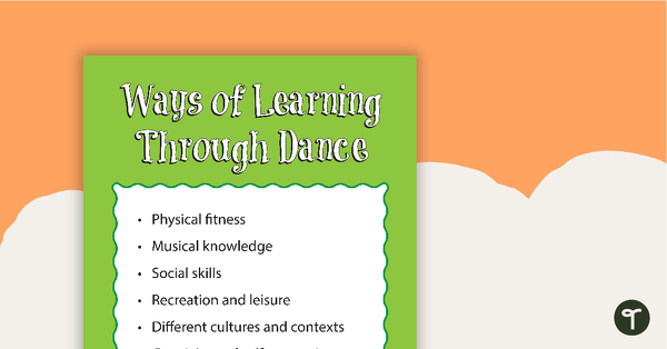 Learning Through Dance Posters teaching resource