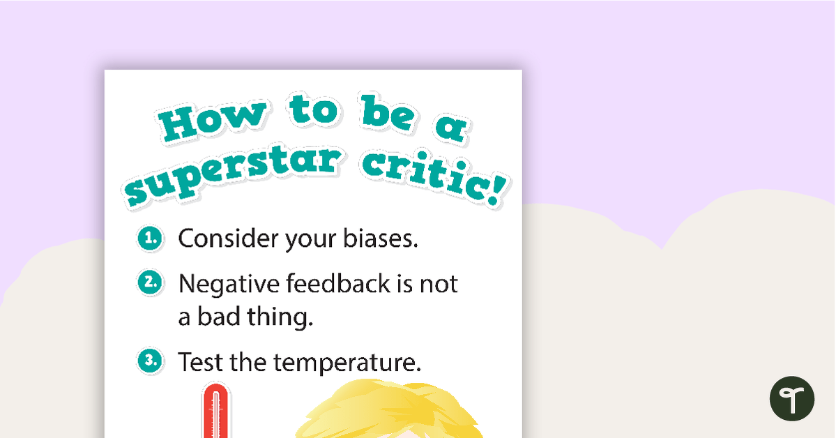 How to be a Superstar Critic Poster Set teaching resource