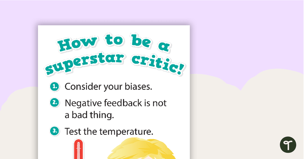 How to be a Superstar Critic Poster Set undefined