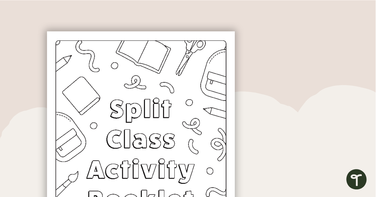 Split Class/Fast Finisher Booklet - Upper Years teaching resource