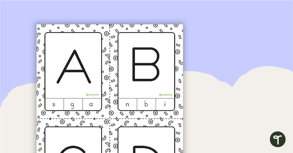 Preview image for Letter Match Clip Cards - teaching resource