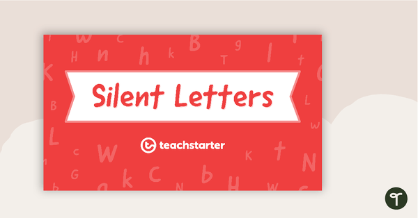 Go to Silent Letters PowerPoint teaching resource