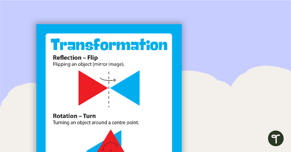 Preview image for Transformation Poster and Worksheets - teaching resource