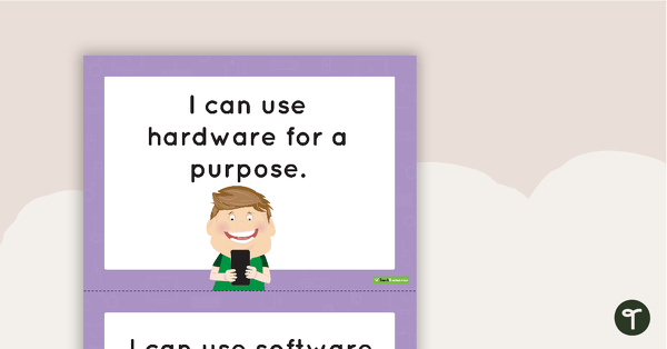 'I Can' Statements - Technology and Technologies (Lower Primary) teaching resource
