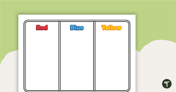 Colour Sorting Activity teaching resource