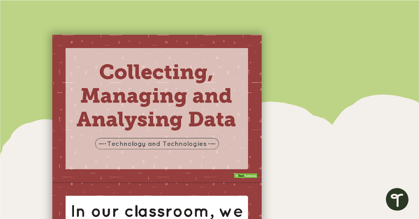 Class 'We Can' Statements - Technology and Technologies (Lower Primary) teaching resource