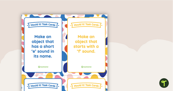 Preview image for Mould It! Task Cards - teaching resource