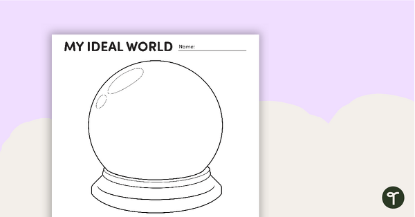 Preview image for My Ideal World – Writing Template - teaching resource