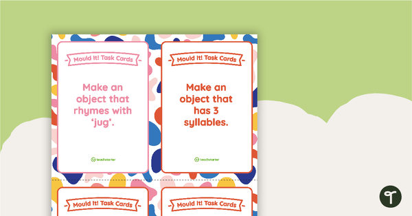 Mould It! Task Cards teaching resource