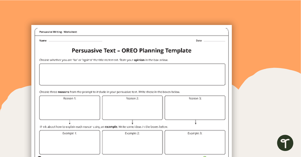 Persuasive Text Writing Prompts - Complete Set teaching resource
