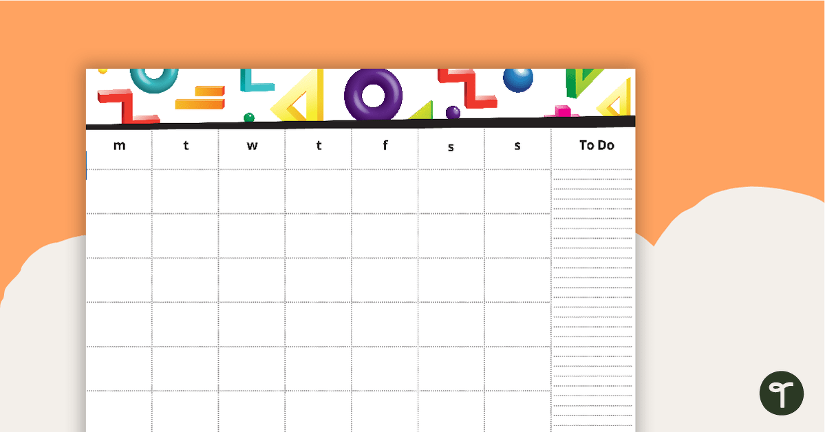 Preview image for Retro - Monthly Overview - teaching resource