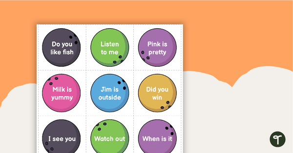 Preview image for Bowling Game - End Punctuation - teaching resource