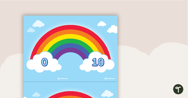 Rainbow Facts - Addition Match Up Cards undefined