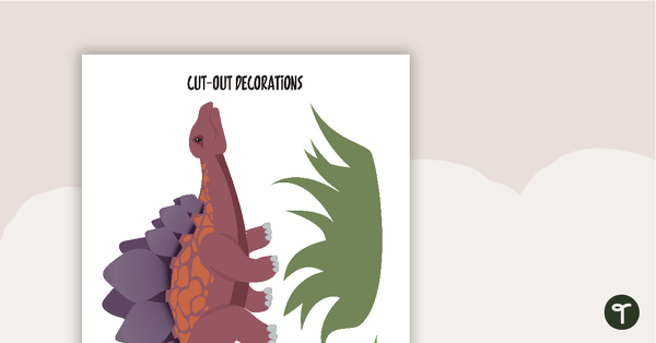 Go to Dinosaurs - Cut Out Decorations teaching resource