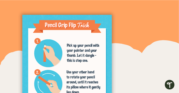 The Pencil Grip Flip Trick teaching resource