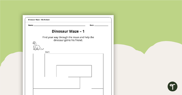 Go to 6 x Dinosaur Mazes teaching resource