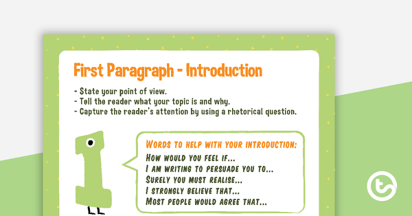 Persuasive Text Structure Posters | Teach Starter