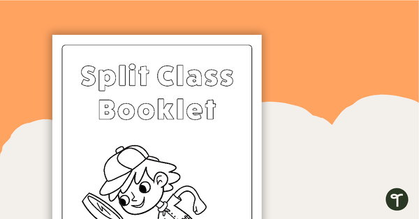 Go to Split Class/Fast Finisher Booklet Front Cover - Explorer teaching resource