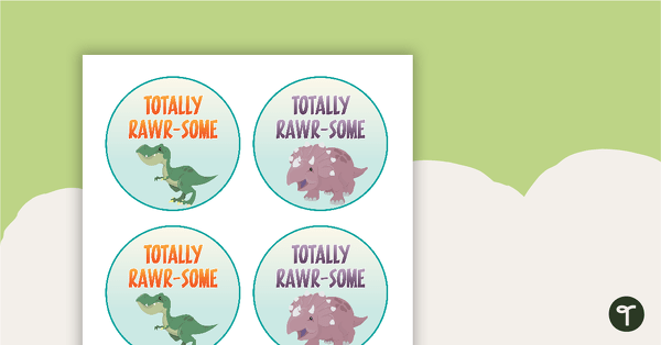 Go to Dinosaurs - Star Student Badges teaching resource