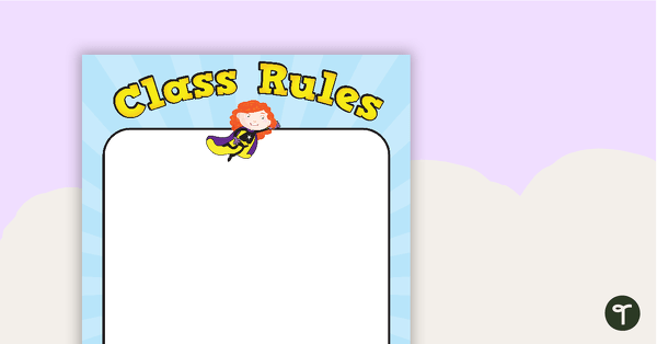 Go to Superheroes - Class Rules teaching resource