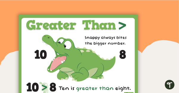 Go to Greater/Less Than Crocodile Posters teaching resource