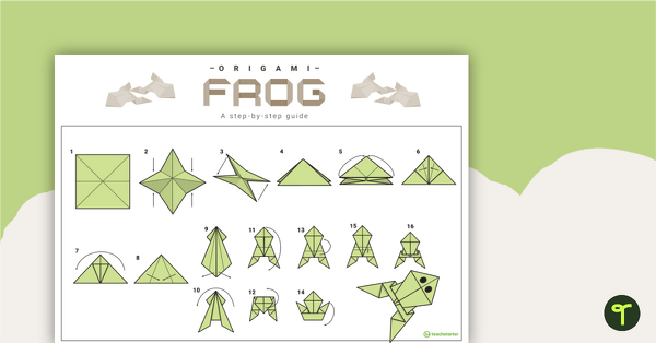 Go to How to Make Frog Origami — Step-By-Step Instructions for Kids teaching resource