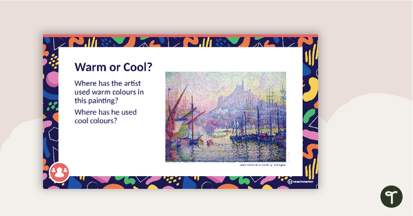 Go to Visual Arts Elements Colour PowerPoint – Lower Years teaching resource