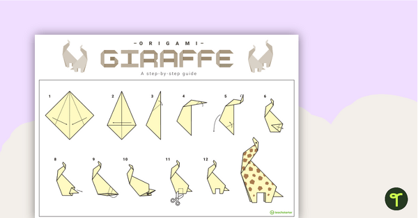 Go to Origami Giraffe Step-By-Step Instructions teaching resource