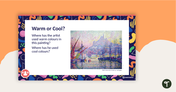 Visual Arts Elements Colour PowerPoint - Lower Years teaching resource