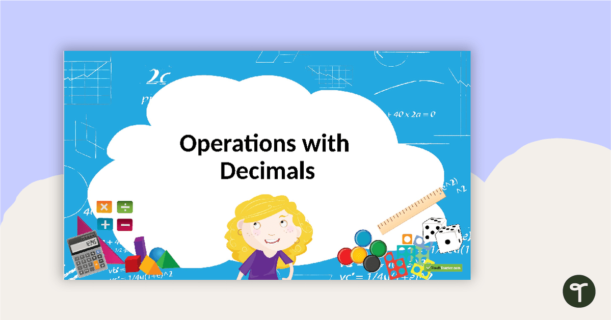 Operations With Decimals PowerPoint teaching resource