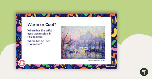 Visual Arts Elements Color PowerPoint - Lower Years teaching resource