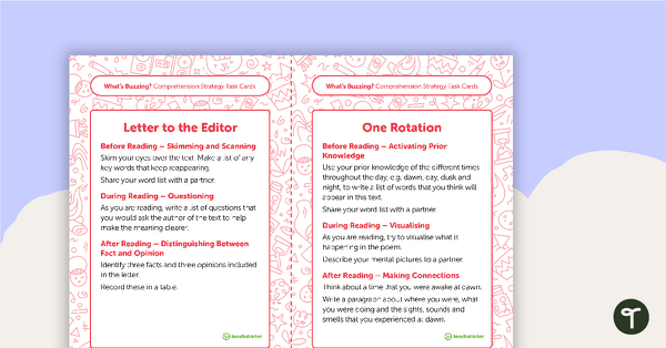 Go to Year 5 Magazine - "What's Buzzing?" (Issue 2) Task Cards teaching resource