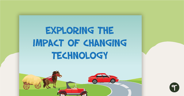 Impact of Changing Technology - History Word Wall Vocabulary teaching resource